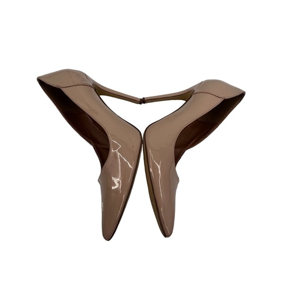 Steve Madden Tan Patent Pallas Pointed Toe Heels Size 8 Women's - Picture 6 of 9